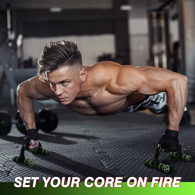 Push Up Bars, Calisthenics Equipment Push Up Handles for Floor, Perfect Push Up Bar, Pushup Bars with Non-slip Sturdy Structure Handle, Fitness Bars for Home & Workout