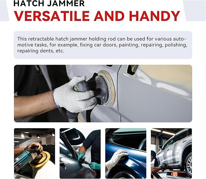 1 Pcs Hatch Jammer Auto Body Repair Tools Retractable Support Rod Holder 17100 Replacement Car Trunk Lift Gate Support for Automotive Paint Polishing Door Fixing