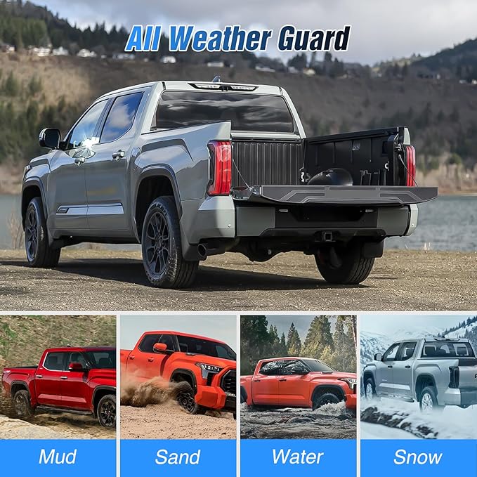 Nilight Mud Flaps for Toyota Tundra 2022 2023 2024 2025, No Drilling Precision Fit Exterior Accessories Heavy-Duty Splash Guards Protection, Front & Rear Set