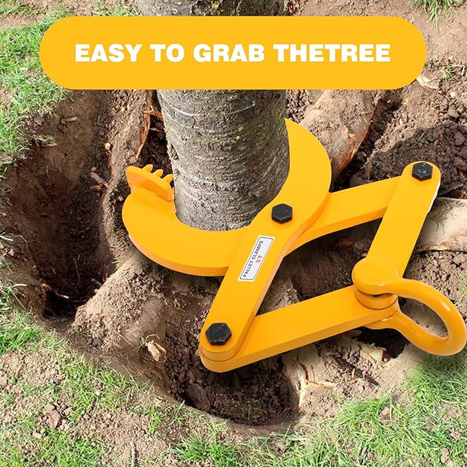 Pallet Puller,3T/6600 LBS Capacity Pallet Jack Puller,Heavy Duty Single Scissor Clamp for Forklift Chain,Pulling Pallets,6.7 Inch Jaw Opening