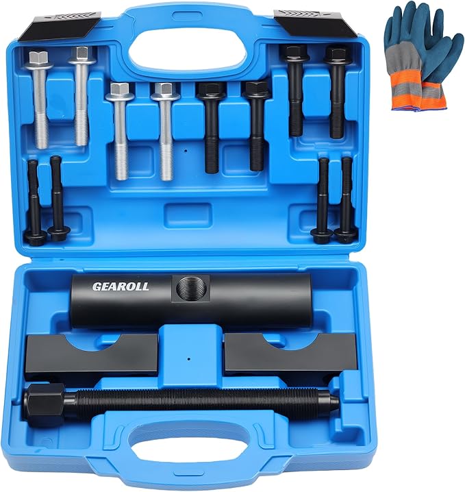 10803 Heavy-Duty Yoke Puller, 60050 Heavy Duty Yoke Removal Tool Kit Made for Commercial Trucks & Semi Truck, Service on Class 6-8 Trucks and Equipment