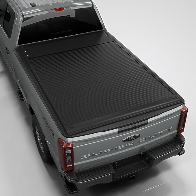 Aluminum Retractable Tonneau Cover Fits 1999-2016 Ford F-250/350 Super Duty 6.75' Bed (82")