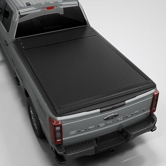 Aluminum Retractable Tonneau Cover Fits 1999-2016 Ford F-250/350 Super Duty 6.75' Bed (82")
