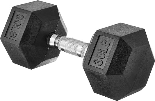 Amazon Basics Rubber Hex Dumbbell Hand Weight
