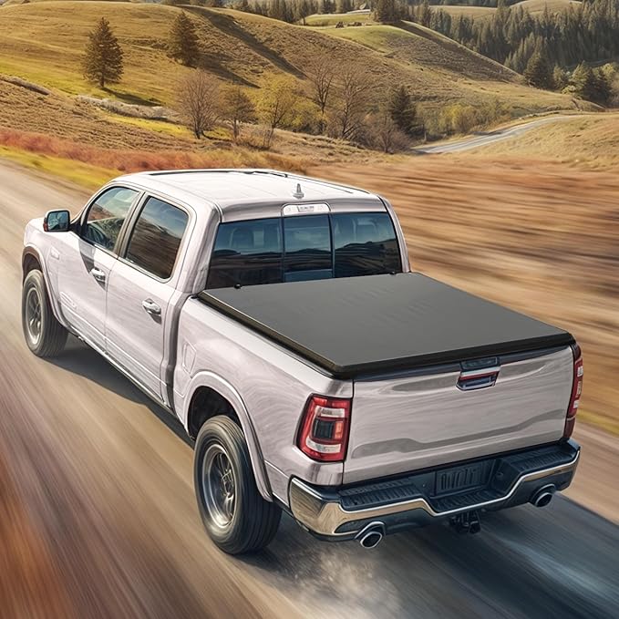 LEDKINGDOMUS Soft Roll-Up Truck Bed Tonneau Cover Fits for Ford Maverick 2022 2023 2024 2025 4'5" (54.4") Bed