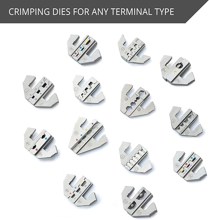 Wirefy Crimping Die for RG-Type Coaxial Cables (RG58/RG59/RG62/RG6) | Interchangeable Quick-Change Die for Wirefy Crimping Tools