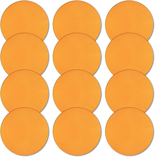 Poly Spot Markers 9 inch Non-Slip Rubber Agility Markers Flat Field Cones Floor Dots for Football, Soccer, Basketball Training Markers, School Activities, Exercise Drills, Social Distancing