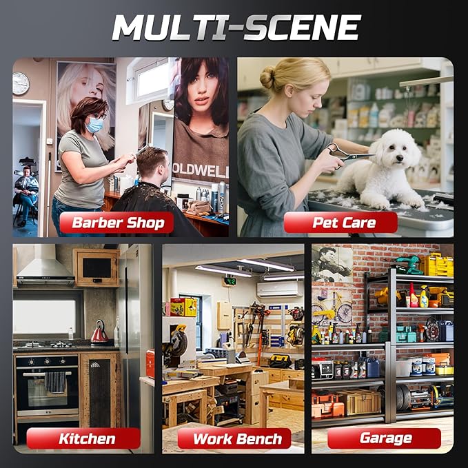 Rolling Shop Stool with Wheels,Mechanic Garage Stool Chair with Adjustable Height 15.55"-18.3",Heavy Duty Swivel Roller Seat for Garage,Salon and Tattoo Beauty, Black