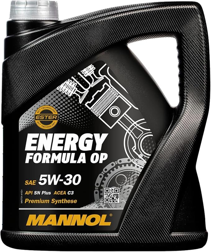Energy Formula OP 5W-30 Motor Oil by MANNOL - 7701 Premium Synthese Engine Oil for OPEL and GM Vehicles, Car Oil 4L