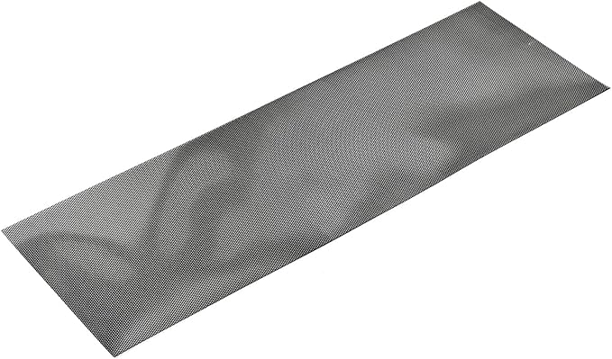 AggAuto 47x16 inches Car Pickup Truck Grill Mesh Spoiler Bumper Vent Aluminum Alloy Automotive Grille Insert Air Intake Racing Rhombic Hole 3x6mm Black