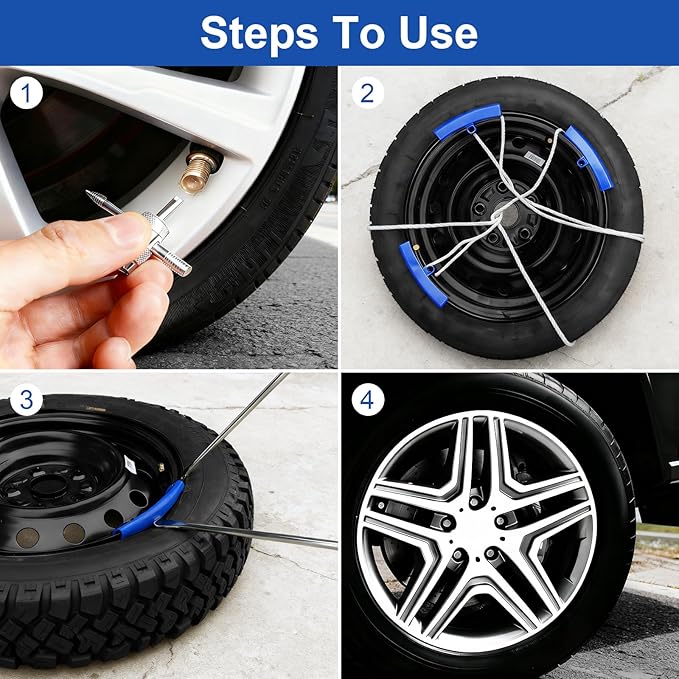 Manual Tire Bead Breaker with 14.5” Steel Tire Spoons Tool Set for Tire Changing Tool Tire Changer Kit