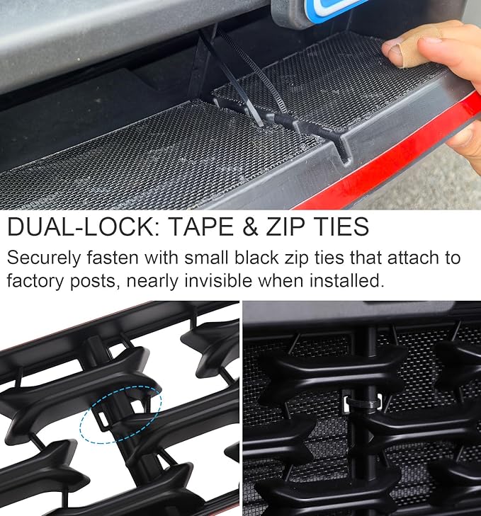 for Mazda CX-50 Accessories, ABS Material Matte Black Front Grill Insert Grille Cover Front Bumper Mess Protector Compatible with 2022 2023 2024 2026 2025 Mazda CX 50 CX50 Hybrid Mazda 50