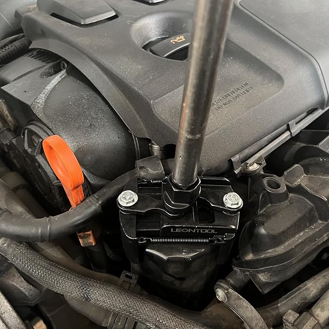 2Pcs Adjustable Oil Filter Wrench 2 Jaw 60-80mm & 80-105mm, Heavy Duty Oil Filter Wrench Removal Tool, Universal Oil Filter Cap socket Wrench Filter Housing Removal Tool, 1/2" Drive