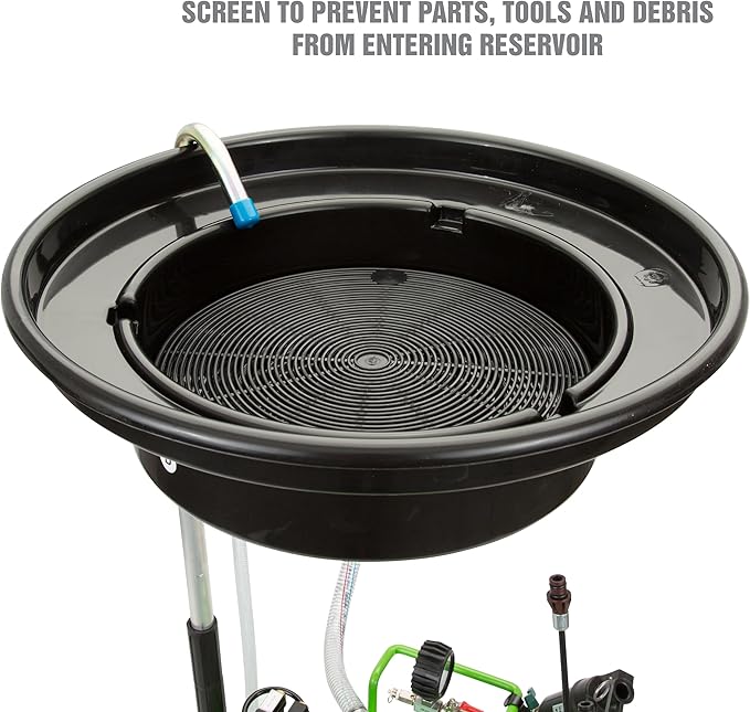 OEMTOOLS 24862 21 Gallon Oil Drain Vacuum and Extractor, Automotive Oil Container with Adjustable Oil Changing Funnel, Waste Oil Storage Tank, Coolant Drain