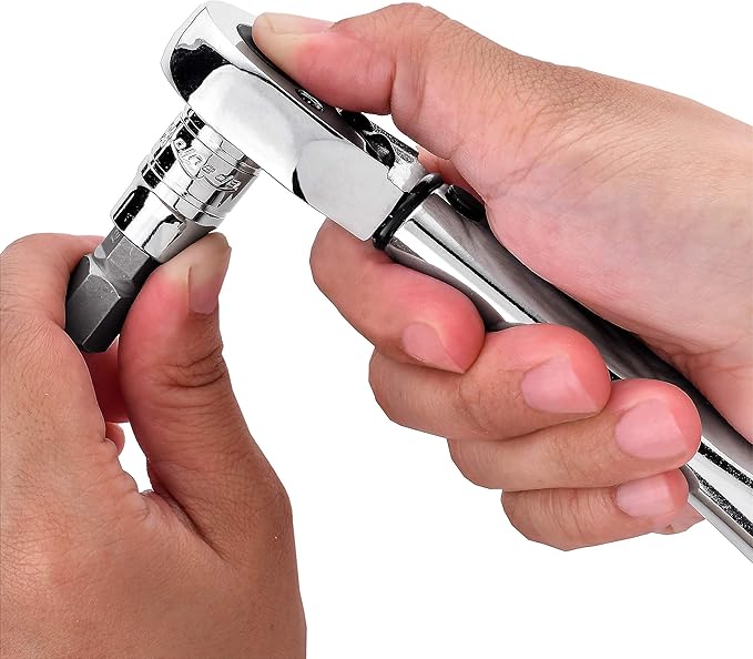 EPAuto 32 PCs Hex Bit Socket Set, SAE and Metric, S2 & Cr-V Steel