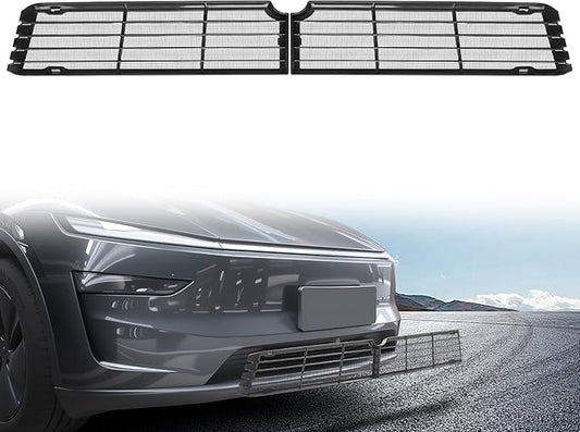 Grille Mesh Inserts for Tesla Model Y 2025 2026 Juniper Front Air Inlet Vent Grille Cover Grid ABS Detachable Replacement for New Model Y Juniper (Launch Series) Accessories