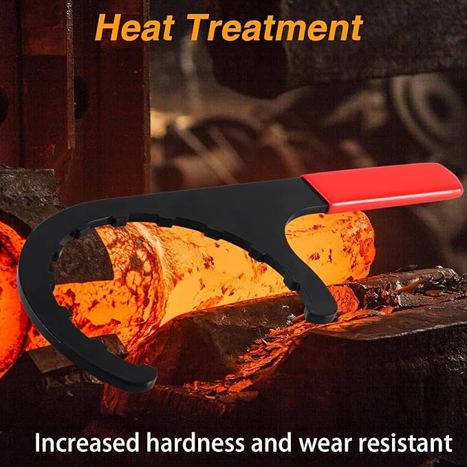 Diesel Fuel Filter Wrench, Oil Filter Removal Tool, Filter Water Separator Wrench (4.6 Inch) Compatible with Paccar, Kenworth, Peterbilt & Cummins Diesels Replace# 61060