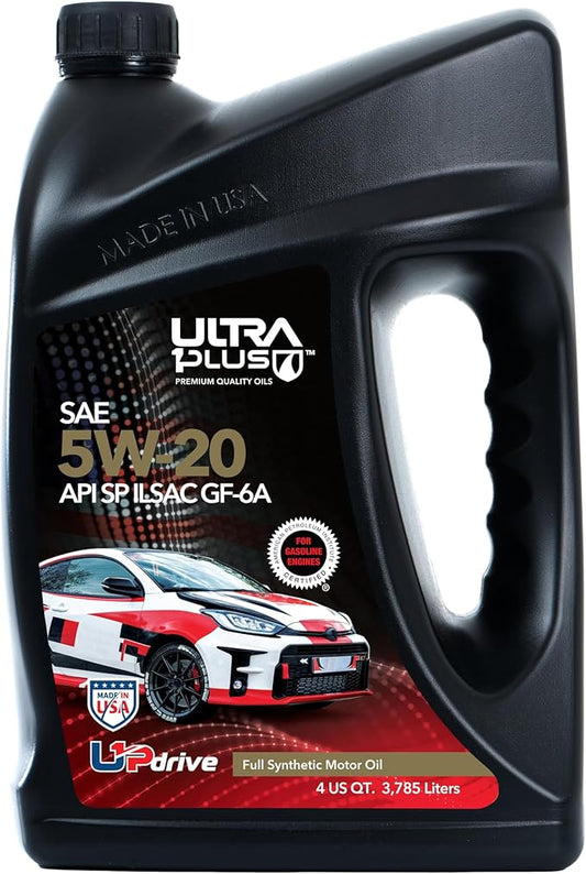 ULTRA 1PLUS SAE 5W-20 Full Synthetic Motor Oil API SP ILSAC GF-6A - 5W20 motor oil, 1 Gallon