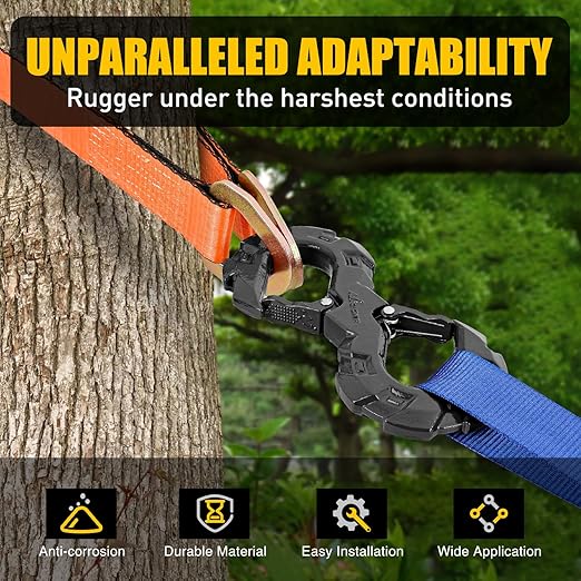 Nilight S-Shape Shackle, Quick Release Tow Hook for Winch Cable Ropes, 33,000 lbs Heavy Duty for Off-Road Recovery, Towing Extension, Tree Saver, Winch Shackle, Forged Steel, Black