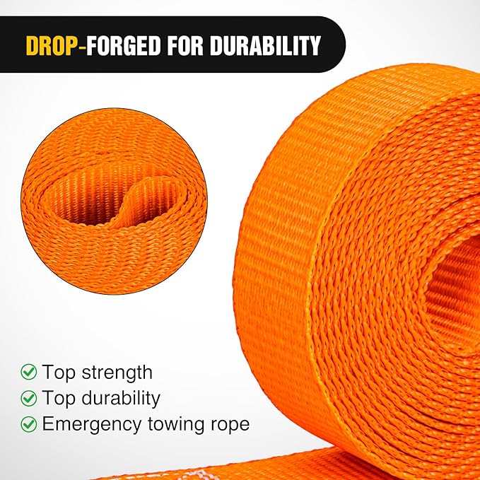 Nilight 1in x 12ft Heavy Duty Lashing Straps 4PCS Adjustable Cam Buckle Tie-Down Straps 1320LBS for Motorcycle Boat RV Cargo Trucks Trailer Luggage Orange&Black