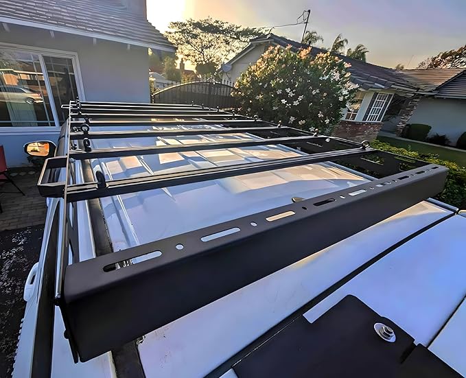 Black Roof Rack Cargo Storage Compatible with 2010-2024 4Runner (Full Size)