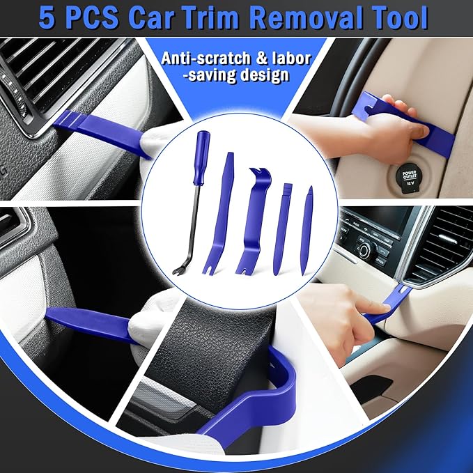Super PDR Car Dent Puller Kit, Dent Remover Tool with High Adhesive Puller Tabs & Glue Sticks, 2-in-1 Slide Hammer T-bar, Dent Reflector Board, Paintless Dent Removal PDR Tools for Dent Repair