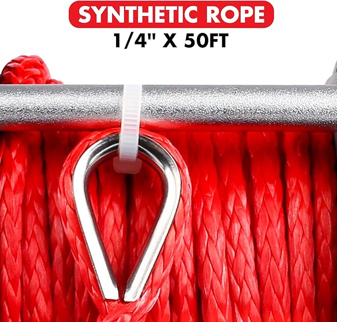 12V 4500 lb Winch Electric Winch for Towing ATV/UTV Off Road with Wireless Remote Control Mounting Bracket and Wired Handle,Waterproof IP67(Synthetic Rope)