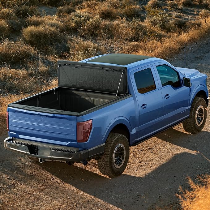 Low Profile Flip Up Truck Bed Tonneau Cover for 2015-2026 Ford F150 | F150 Lightning 5' 5" Bed (66")