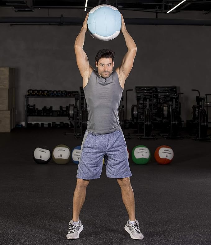Champion Sports RPX16 Rhino Promax Slam Balls, 16 lb, Soft Shell with Non-Slip Grip, Medicine Wall Exercise Ball for Weightlifting, Plyometrics, Cross Training, & Home Gym Fitness