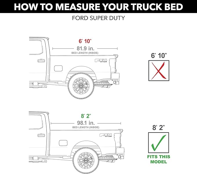 Gator ETX Soft Roll Up Truck Bed Tonneau Cover | 53310 | Fits 2017 - 2025 Ford F-250/350/450 Super Duty 8' 2" Bed (98.1")