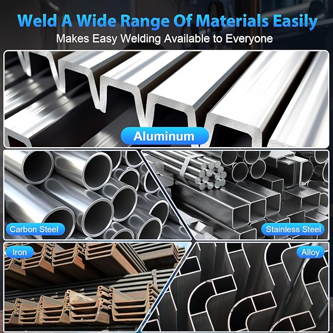 Reboot 250Amp MIG Welder 120V /240V RBM2500 PRO, 8-in-1 Multiprocess Welding Machine with Dual Aluminum Welding Modes, Gas MIG/Gasless MIG/MAG/Lift TIG/Stick/Spot/Spool Gun Compatible