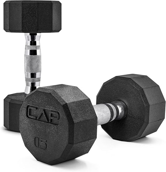CAP Barbell Coated Dumbbell Weight | Multiple Options Pairs & Sets