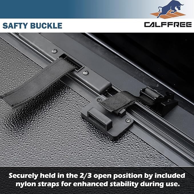 Low Profile Tri-fold Truck Bed Tonneau Cover Compatible with 2019–2026 Chevy/GMC Silverado/Sierra 1500 | 5'8" (69.6") Bed | CFLPX029