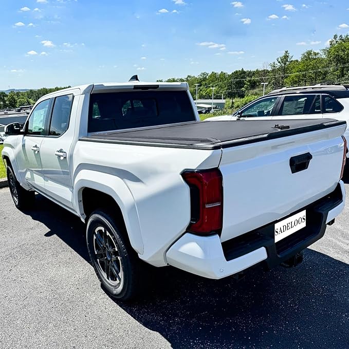 Retractable Truck Bed Tonneau Cover Compatible with 2016 2017 2018 2019 2020 2021 2022 2023 2024 2025 Tacoma (5'/60") Retractable Hard Truck Bed Cover Password Lock