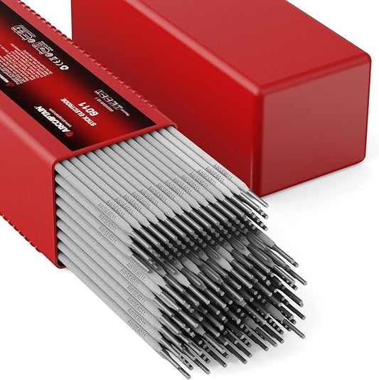 ARCCAPTAIN E6011 Welding Rod 3/32" 10LB Carbon Steel Welding Sticks Electrodes, Welding Rods ARC Welding Equipment