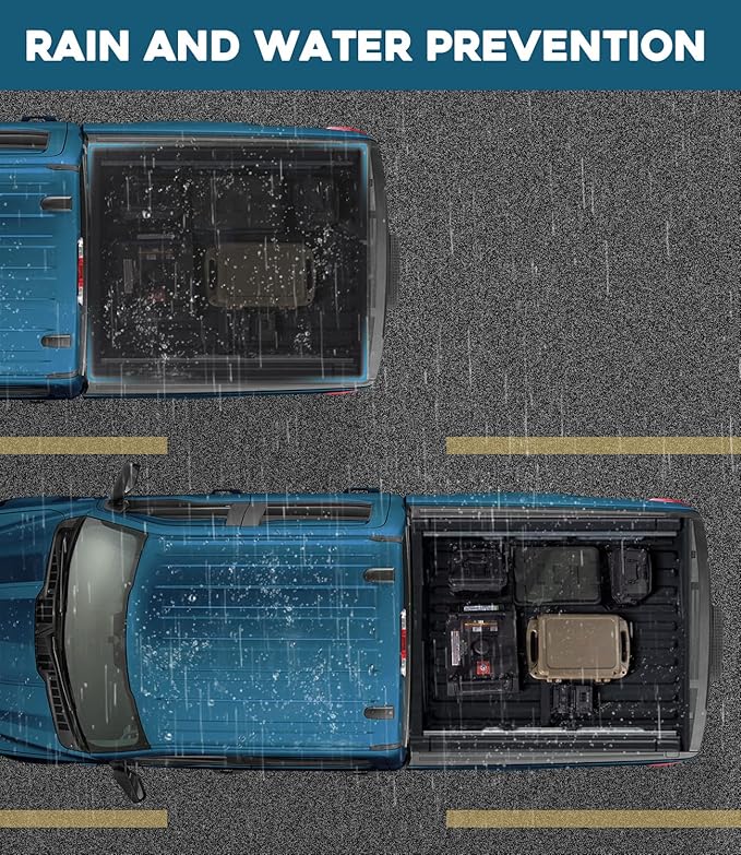 Soft Roll Up Truck Bed Tonneau Cover Fits 2005-2026 Frontier & 2009-2012 Suzuki Equator 5ft Bed (59.5") w/Track System | PR3 |