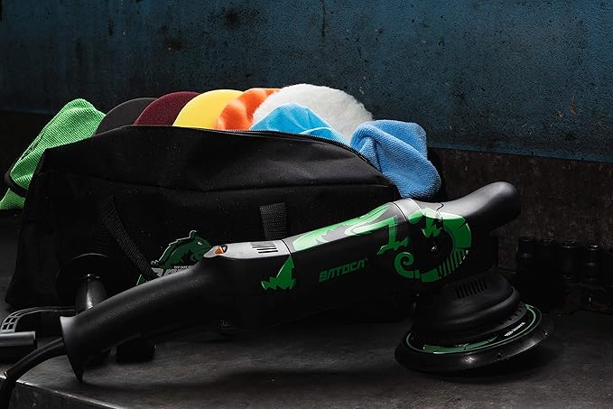 BATOCA Dual Action Polisher, Auto Buffers and Polishers, DA Buffer for Car Detailing, 6 Inches and 700w Random Orbital ,6 Variable Speed with Polishing Pads for Waxing,Buffing,Sanding,Polishing