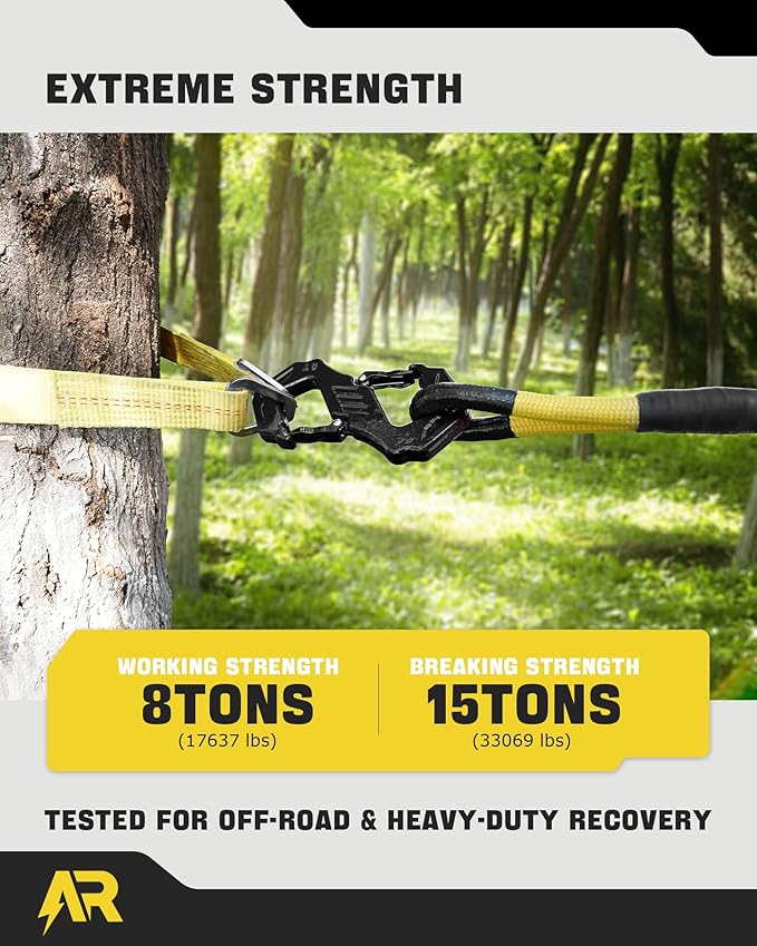 3/8" S Tow Hook, G80 Steel Quick Winch Shackle 33,000Lbs Break Strength, Heavy Duty Off-Road Recovery Connect Hook for SUV, Truck, Trailer & Towing Applications, Black