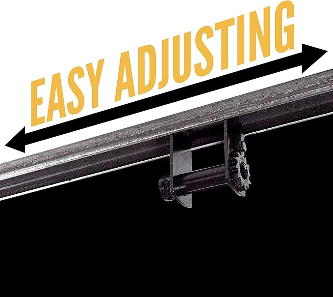 US Cargo Control Sliding Winch for Flatbed Trailer, 4 Inch Cargo Tie Down Stores Up to 50 Feet of Webbing, Tie-Down Winch Fits C-Track, 5,500 LBS Working Load Limit