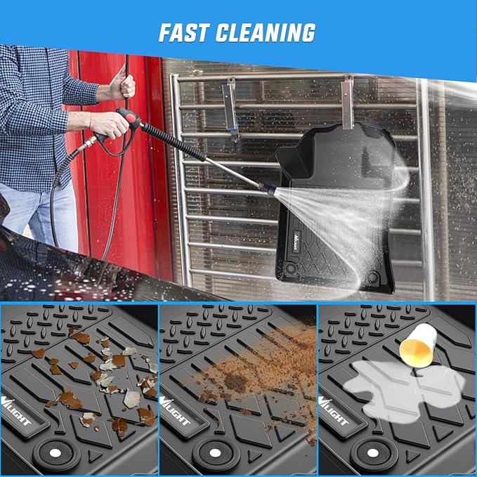 Nilight TPE Floor Mats for Nissan Altima 2019 2020 2021 2022 2023 2024 2025,All Weather Custom Fit Heavy Duty Floor Liners