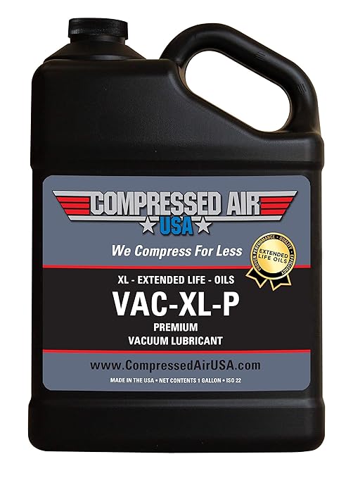 Premium Vacuum Pump Lubricating Oil - CompressedAirUSA - XL - Extended Life Oils (1 Gallon)
