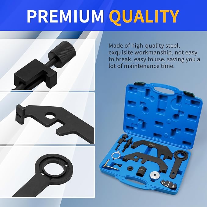 Engine Timing Alignment Locking Tool kit Compatible with BMW N62 N73 Engine and Engine 545i 550i 645Ci 650Ci 650i 745Li 745i 750Li 750i X5