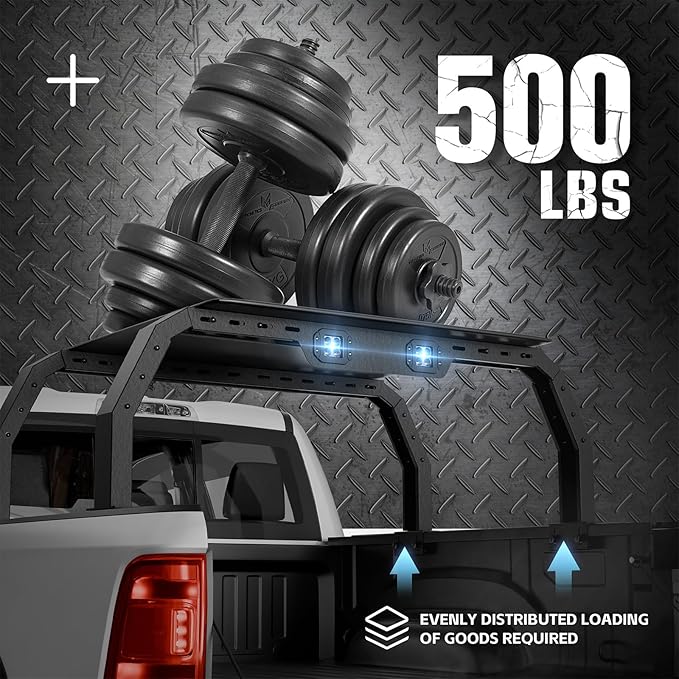 Overland Bed Racks Truck Cargo Carrier Compatible for Tacoma, Silverado & Sierra & Ram 1500, Colorado & Canyon, F150 & Ranger, Tundra, Gladiator JT, Nissan Frontier & Titan