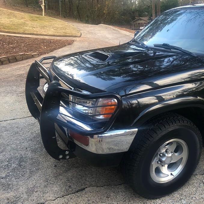 KUAFU Front Grille Guard Compatible with 1996-1998 Toyota 4-Runner 2001-2004 Toyota Tacoma Brush Guard Bumper Protector w/Hardware Steel Powder Coated