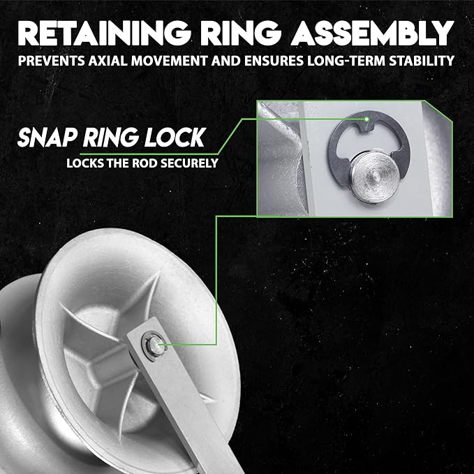 12" Diameter, Cable Puller Sheave, Hook, Wire, Rope | Capacity 6500lb for Greenlee Pullers 640,6801,6001 | Staten Tools