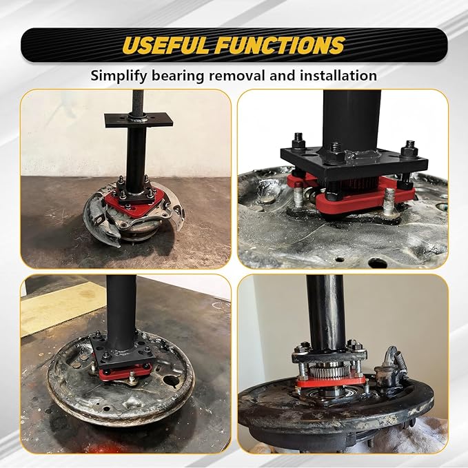 Rear Axle Bearing Puller Installer Compatible with 1995-2020 Toyota 4Runner/ Tacoma/Tundra/Hilux/ T100 Wheel Bearing Removal Tool