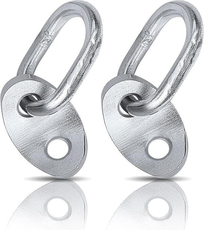 NOVINO 7100 Engine Lifting Bracket Set,5,500 lb Capacity Engine Lift Bracket Kit for Use with Load Levelers and Slings-2Sets,Silver