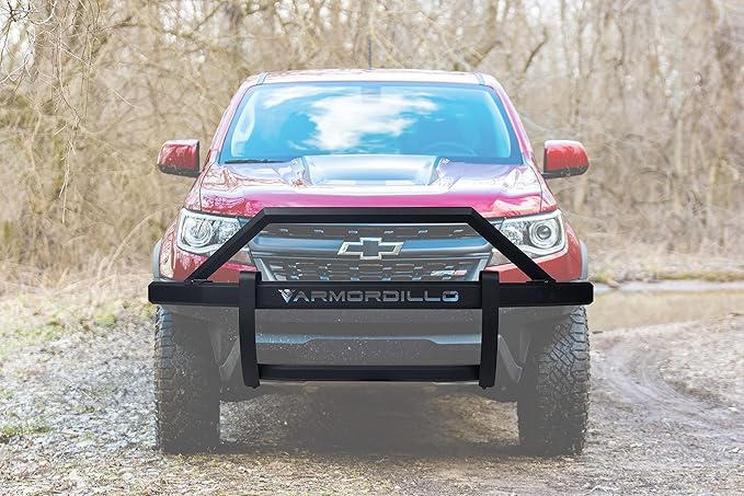 Armordillo USA 8712566 AR2 Pre-Runner Style Modular Grille Guard - Matte Black Fits 2019-2022 Dodge Ram 1500 New Body, Angular Style