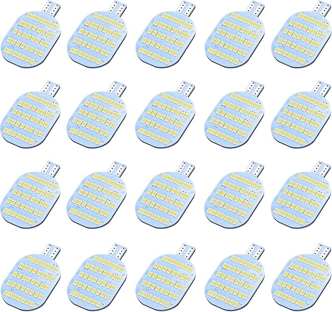 Super Bright T10 921 922 912 LED Bulbs for 12V RV Ceiling Dome Light RV Indoor Lights Camper Trailer Motorhome Marine Boat Dome Interior Light (Cool White, 20)