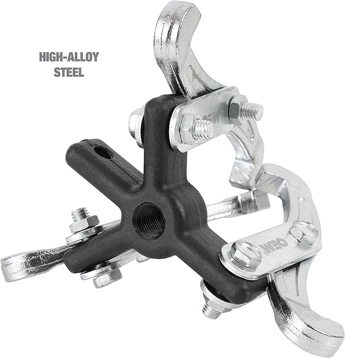 OEMTOOLS 25903 3 Jaw Puller and 2 Jaw Puller Kit, Removes Gears and Bearings for Auto Repair and Maintenance, 4 Inch Spread, Reversible Jaws, 5 Ton Capacity, High-Alloy Steel